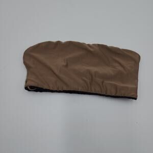 Good American High Shine Bandeau Bikini Top Size XS